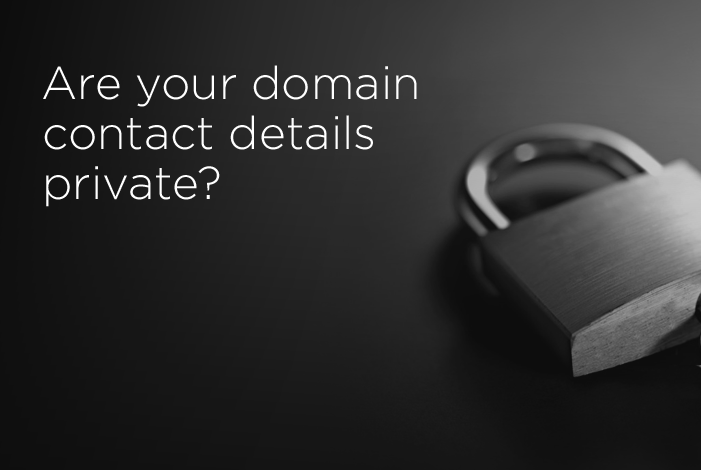 Is your domain private?